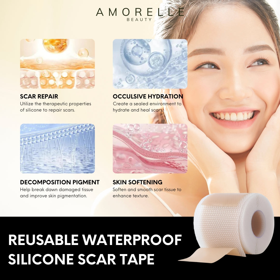 AMORELLE Advanced Silicone Scar Tape