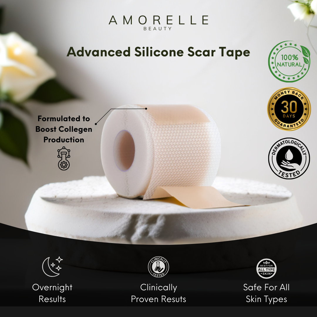 AMORELLE Advanced Silicone Scar Tape